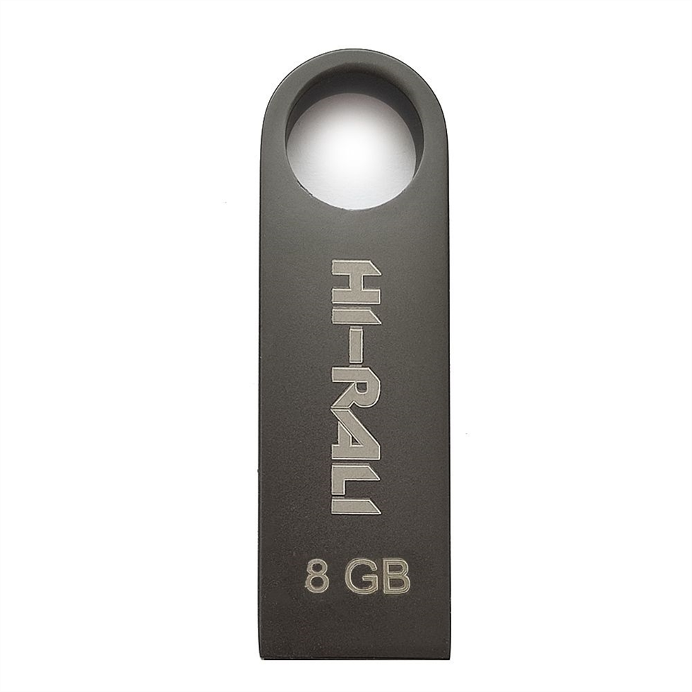 USB Флеш 8Gb Hi-Rali Shuttle Чорна (Black) 145616 фото