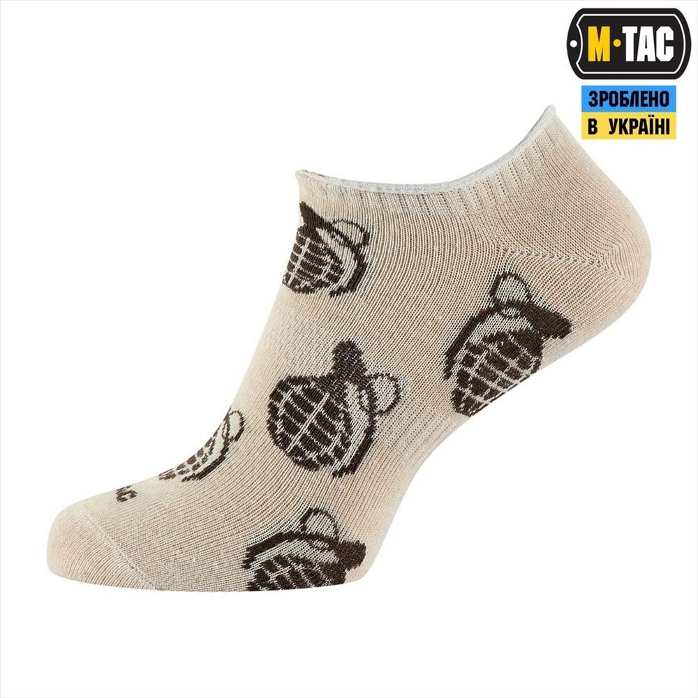 Шкарпетки M-Tac літні легкі Grenades 39-42 Бежеві (Sand) 219471 фото