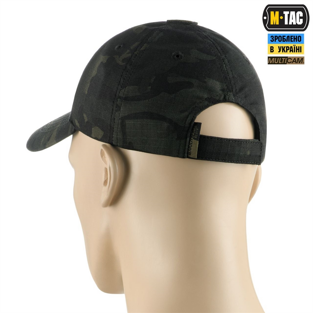 Бейсболка M-Tac Elite NYCO Extreme S/M (40601208-S/M) Чорна (Multicam Black) 217407 фото