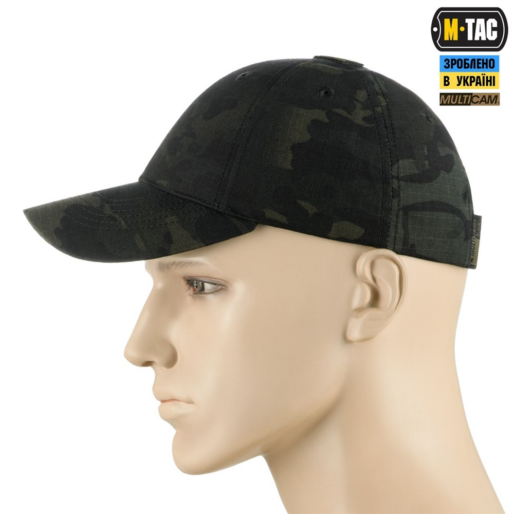 Бейсболка M-Tac Elite NYCO Extreme S/M (40601208-S/M) Чорна (Multicam Black) 217407 фото