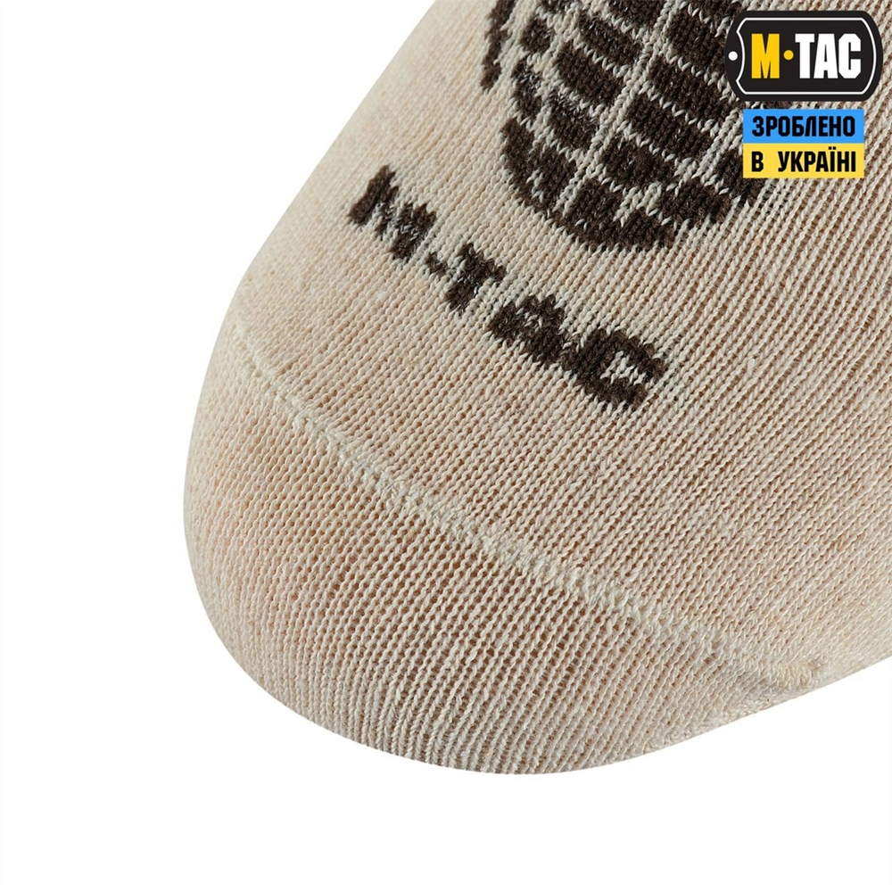 Шкарпетки M-Tac літні легкі Grenades 39-42 Бежеві (Sand) 219471 фото