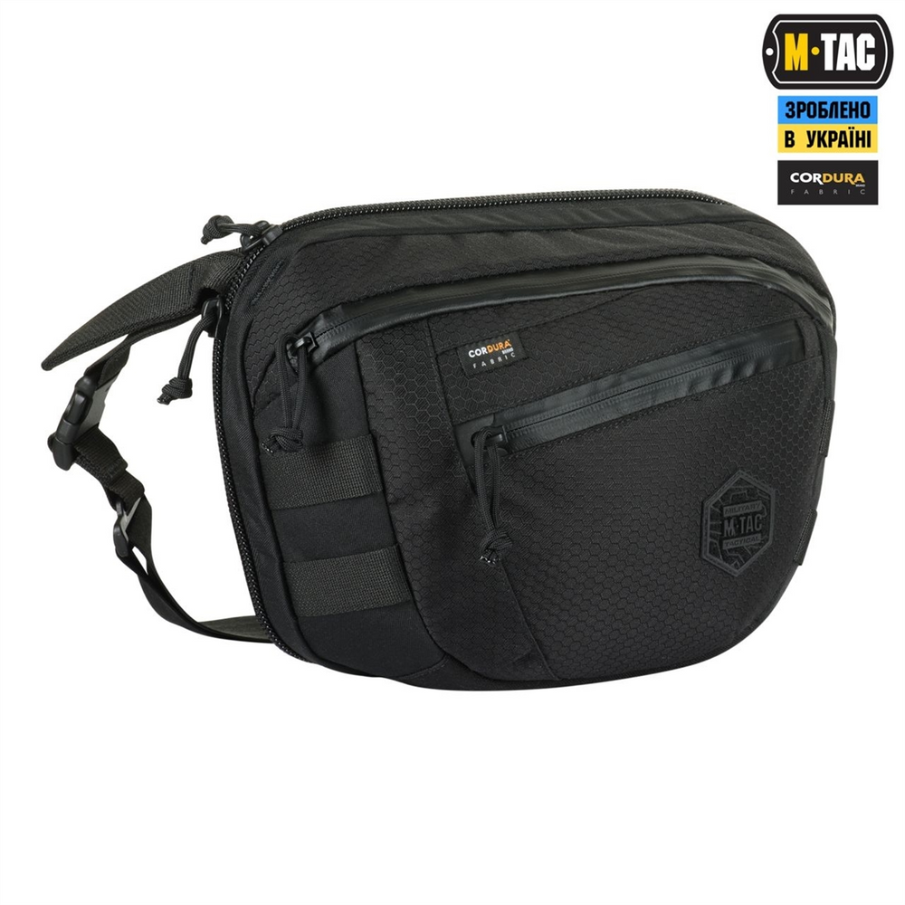 Сумка M-Tac Sphaera Hex Hardsling Bag Large Elite Чорна (Black) 233621 фото