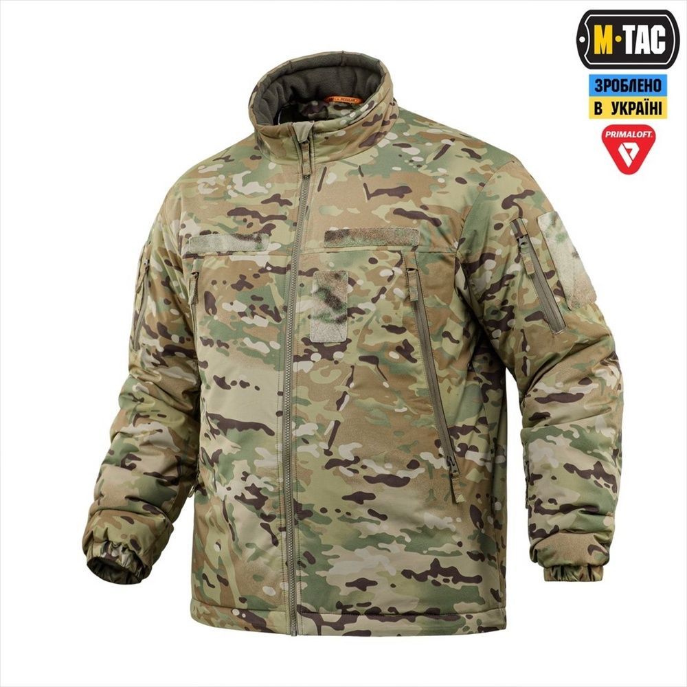 Куртка зимова M-Tac Alpha Combat Pro Primaloft Зелена (Multicam) (L/R) 230199 фото