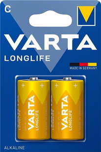 Батарейка VARTA Longlife C(LR14) 2шт 193483 фото