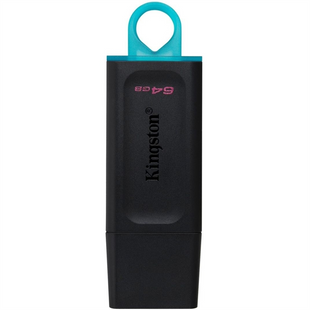 USB Флеш 64Gb Kingston DataTraveler Exodia (USB 3.2) Чорна (Black Teal) 146100 фото