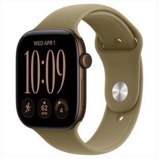 Смарт-годинник Apple Watch Series 12 GPS 46mm Dark Bronze Aluminum Case with Olive Sport Band - M/L (MJEU4) 268981 фото
