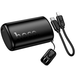 PowerBank 10000 mAh Hoco Q50 Victory PD20W with cable Чорний (Black) 245907 фото