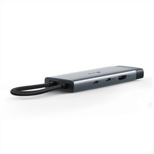 Type-C хаб TP-LINK UH7020C USB-C 2xUSB3.0/1xUSB-C/xHDMI/1xSD/1xmicroSD/1xPD Сірий (Grey) 189807 фото