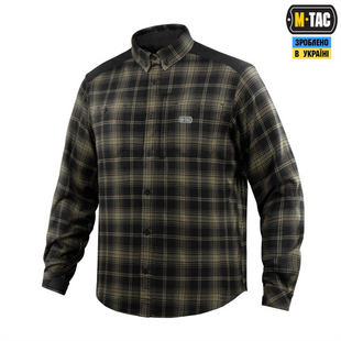 Сорочка M-Tac Redneck Shirt Чорна Зелена (Black Tan) (2XL/R) 233323 фото