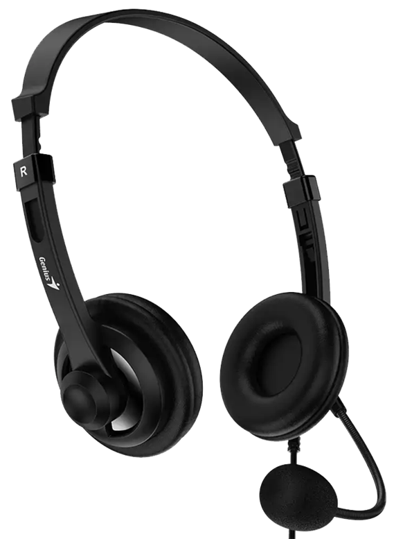 Навушники накладні Genius HS-230U USB-C 2.4m Чорні (Black) 179899 фото