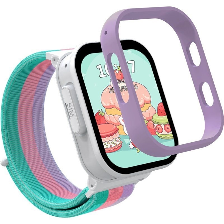 Дитячий GPS/4G годинник Gelius GP-PK008 Rainbow Білий (White) 129598 фото