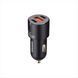 Автомобільний зарядний пристрій Essager City Dual Type-C+USB 66W (ECC2C1A-FF01) Чорний (Black) 142515 фото 1
