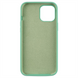 Чохол накладка для iPhone 12 Pro Max Silicone Case C Зелена (Spearmint) 88694 фото 3