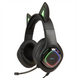 Навушники накладні Hoco W107 Cute Cat Ear Gaming Зелені (Green) 109433 фото 4