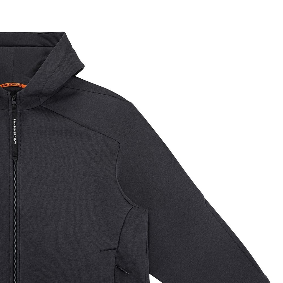 Кофта Phantom Project/M-Tac Hoodie Zipper semi-raglan PE Сіра (Dark Grey) (2XL) 240383 фото