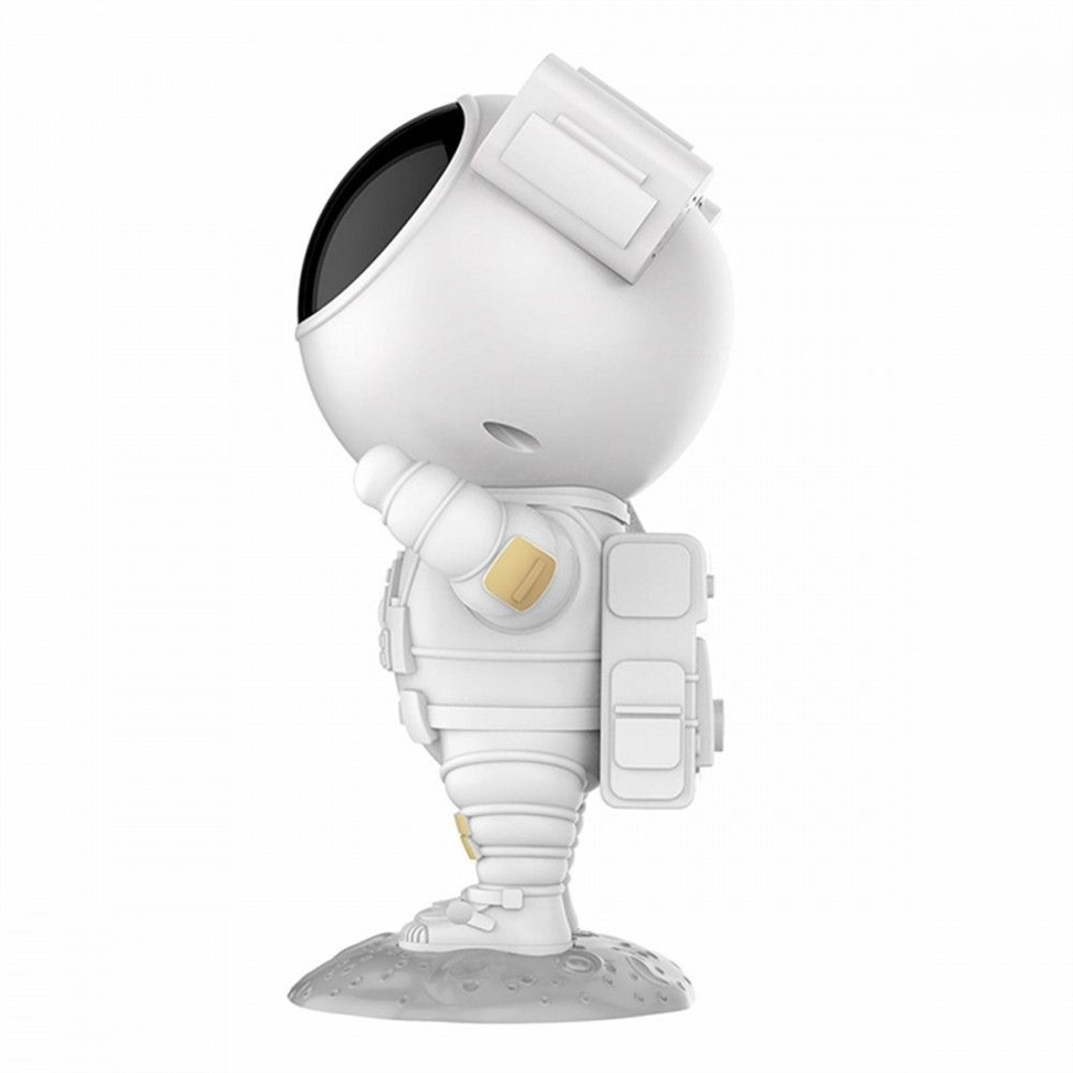 Лазерний нічник-проектор зоряного неба Astronaut 1500 mAh Білий (White) 247429 фото
