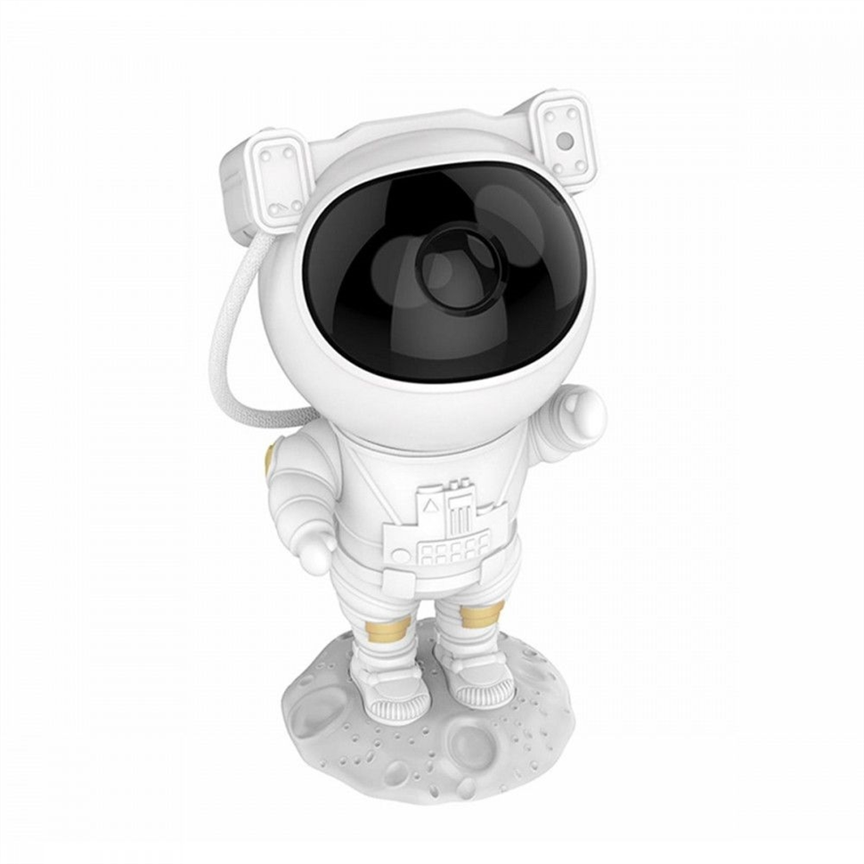 Лазерний нічник-проектор зоряного неба Astronaut 1500 mAh Білий (White) 247429 фото