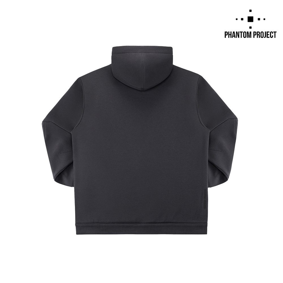 Кофта Phantom Project/M-Tac Hoodie Zipper semi-raglan PE Сіра (Dark Grey) (2XL) 240383 фото