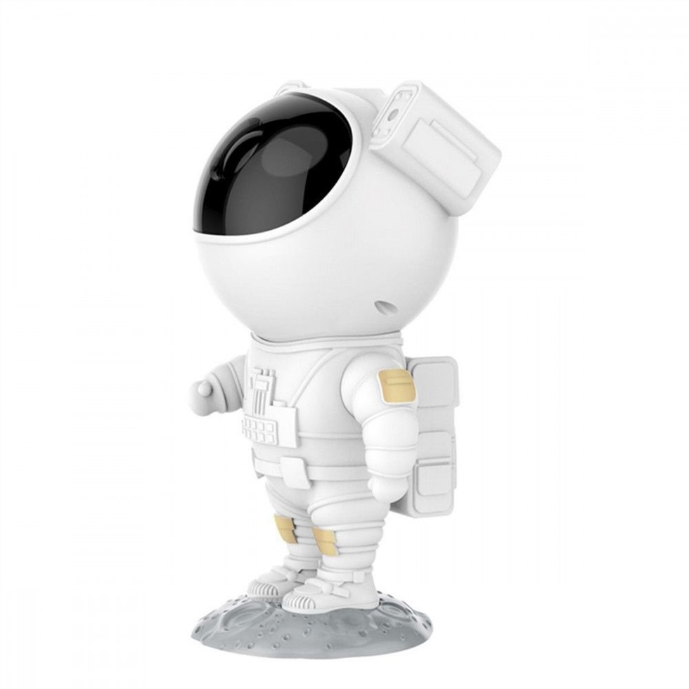 Лазерний нічник-проектор зоряного неба Astronaut 1500 mAh Білий (White) 247429 фото