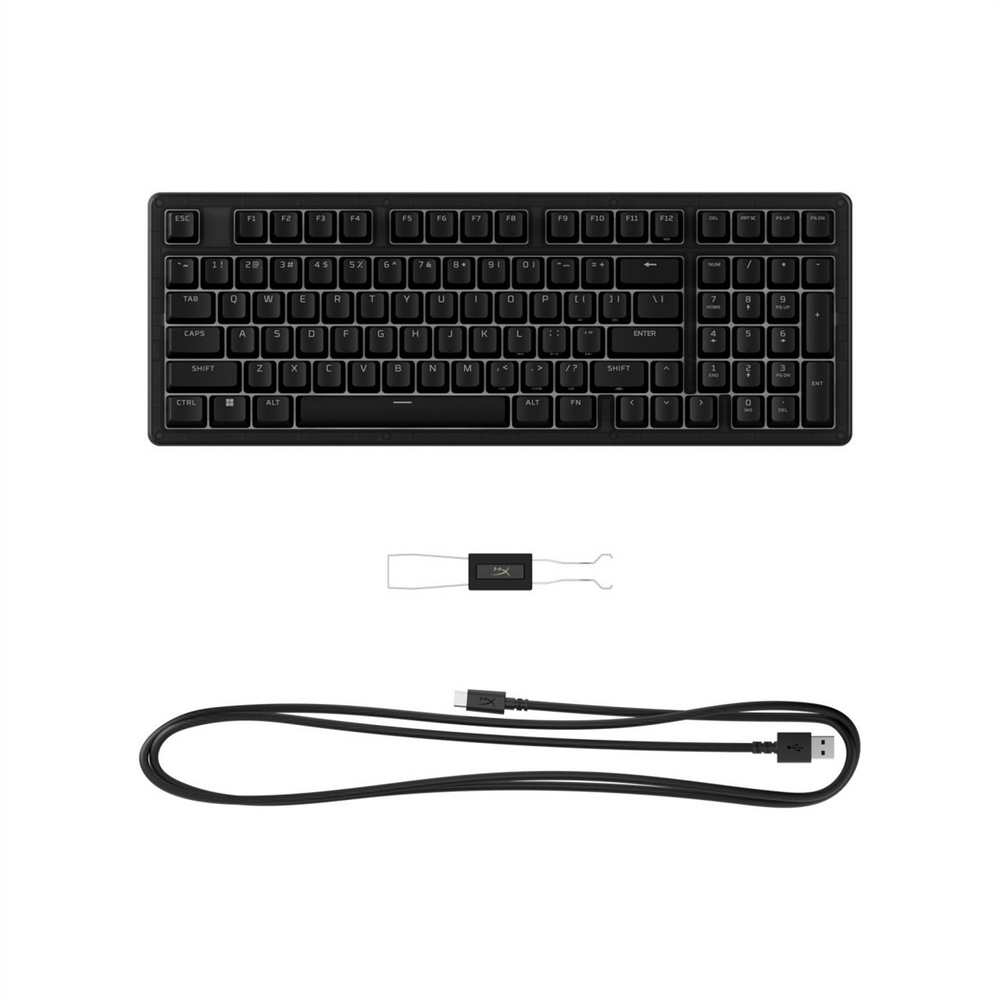 Клавіатура HyperX Origins 2 1800 HX Red USB Чорна (Black) 245719 фото
