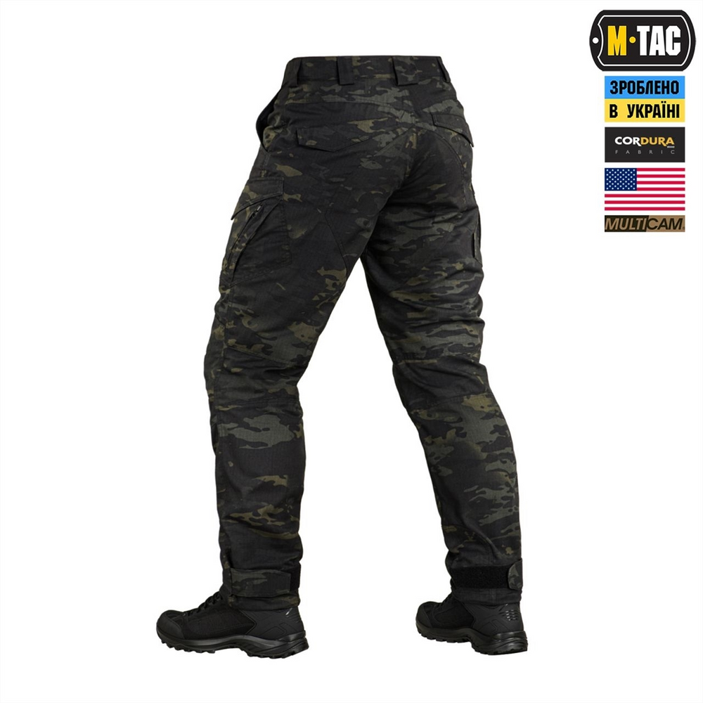 Штани M-Tac Aggressor Elite NYCO Extreme Чорні (Multicam Black) (38/34) 237090 фото