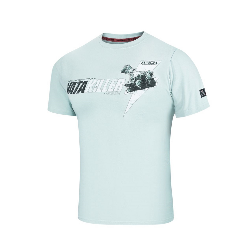 Футболка R3ICH Vatakiller Сіра Зелена (Dirty Grey Mint) (S) 240588 фото