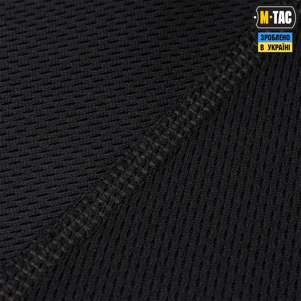 Футболка M-Tac реглан потовідвідна тактична Summer Чорна (Black) (L) 235851 фото