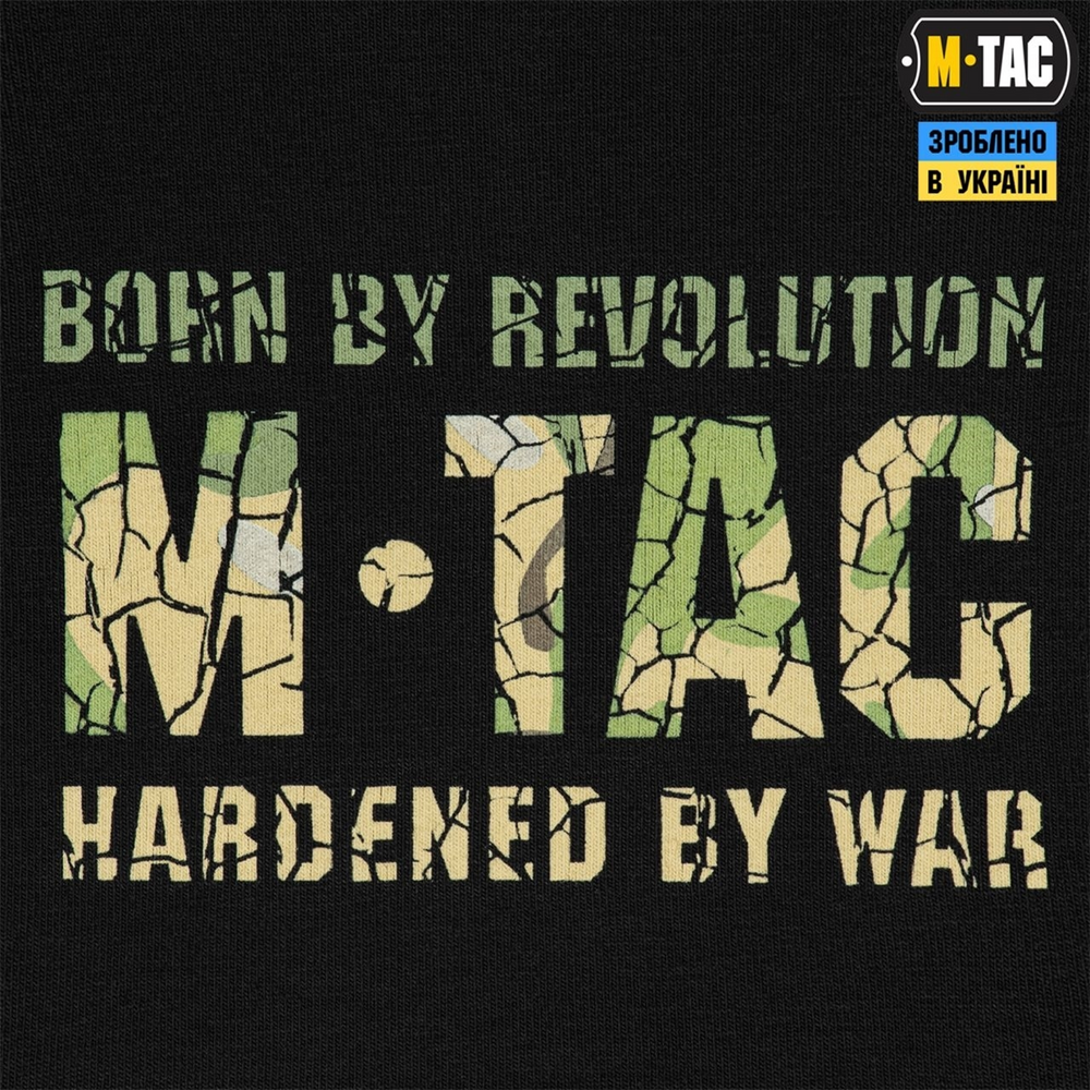 Футболка M-Tac Logo з довгим рукавом Чорна (Black) (XL) 234789 фото