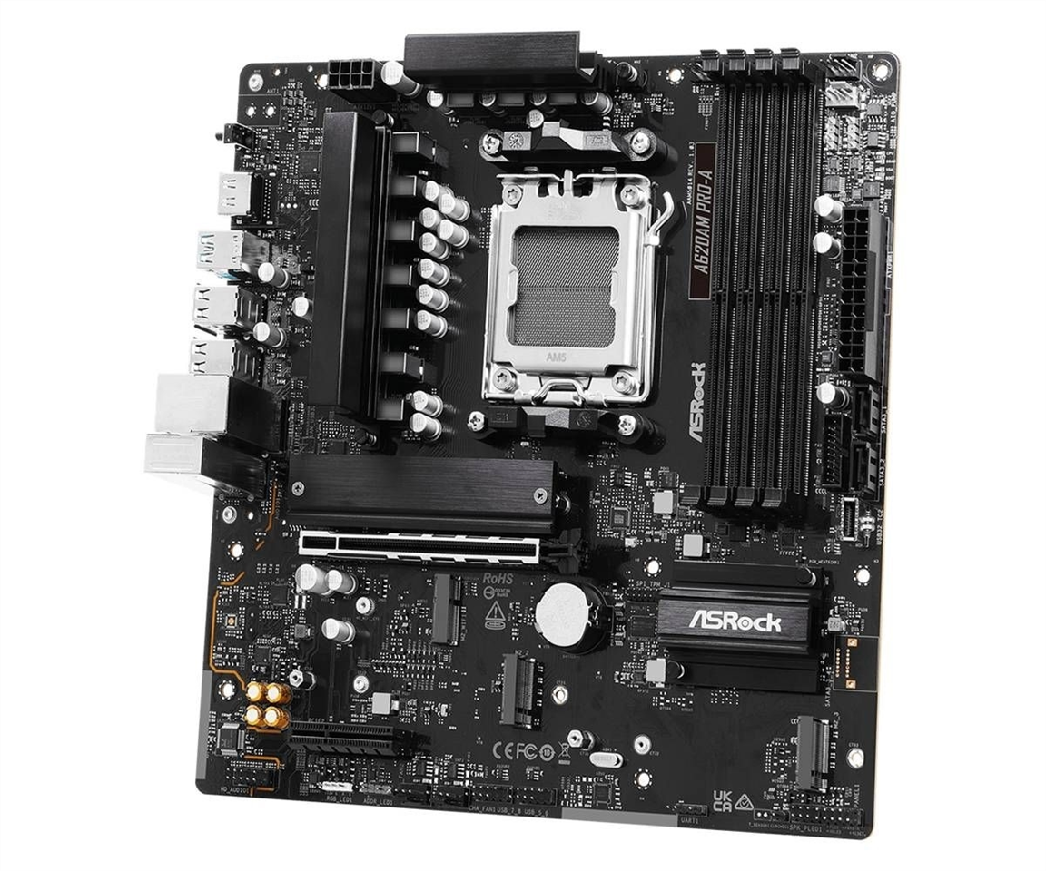 Материнська плата ASRock A620AM Pro-A Чорна (Black) 207277 фото