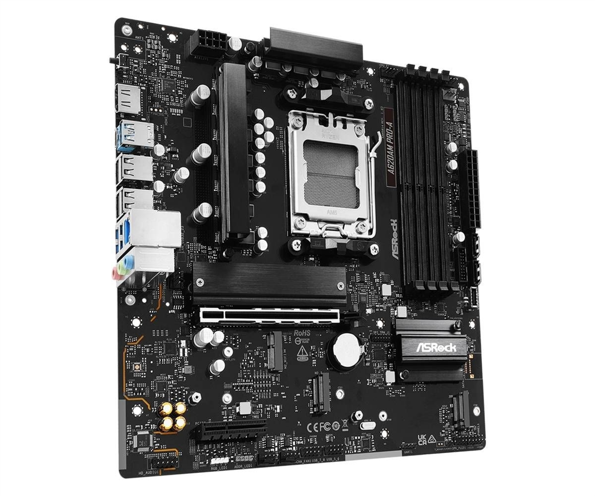 Материнська плата ASRock A620AM Pro-A Чорна (Black) 207277 фото