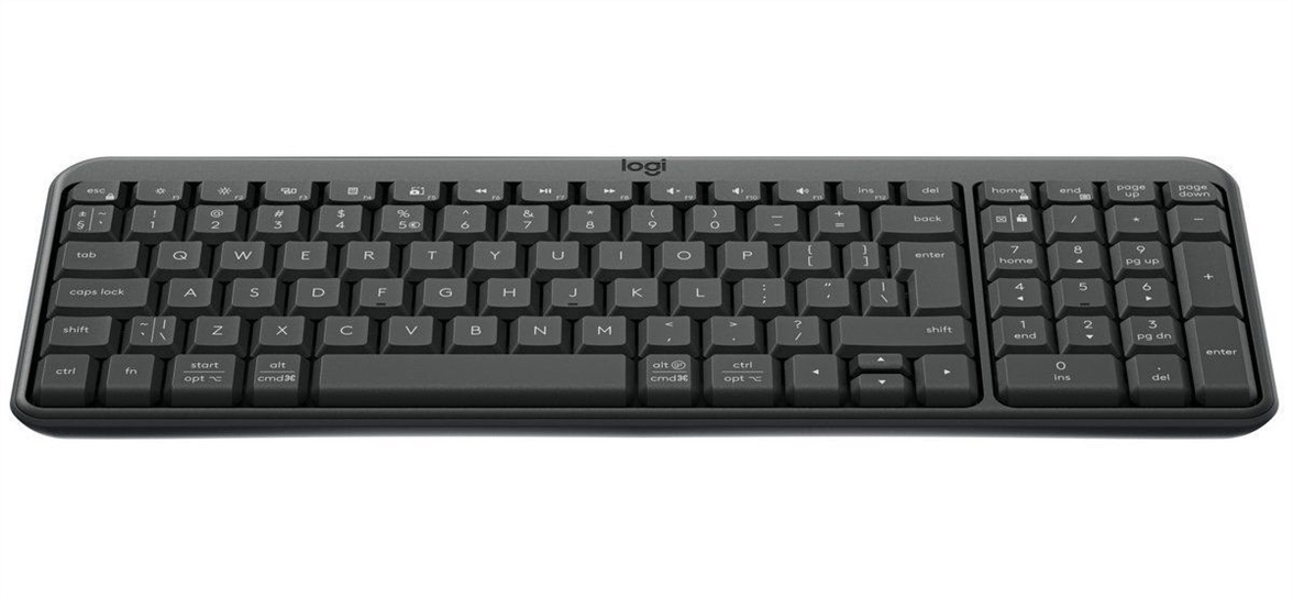 Клавіатура бездротова Logitech K250 Сіра (Graphite) 165385 фото