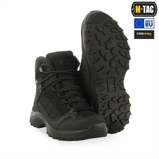 Черевики тактичні демісезонні M-Tac Чорні (Black) (42) 236229 фото