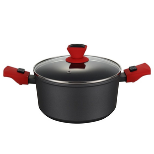 Каструля Pepper АГАТ зі знімними ручками (greblon C2) PR-2213 2.9л Чорна (Black) 156648 фото