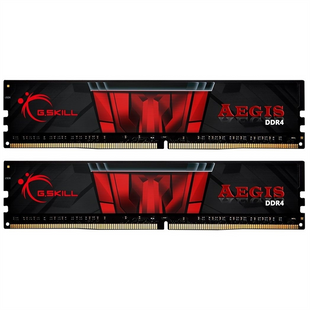 Модуль пам'яті DDR4 2x8GB/2666 G.Skill Aegis (F4-2666C19D-16GIS) Чорний (Black) 208996 фото
