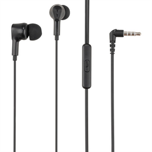 Навушники з мікрофоном Hoco M102 Ingenious universal Чорні (Black) 111524 фото