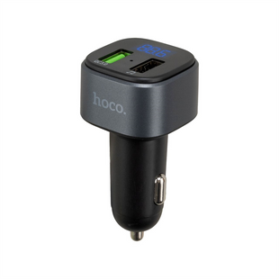 Fm-Модулятор Hoco E67 Fighter 18W 2USB Bluetooth Чорний (Black) 104325 фото