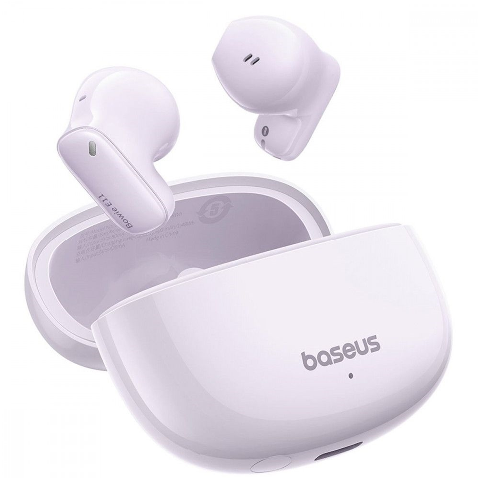 Бездротові навушники вкладиші Baseus Bowie E11 TWS Фіолетові (Purple) 245599 фото