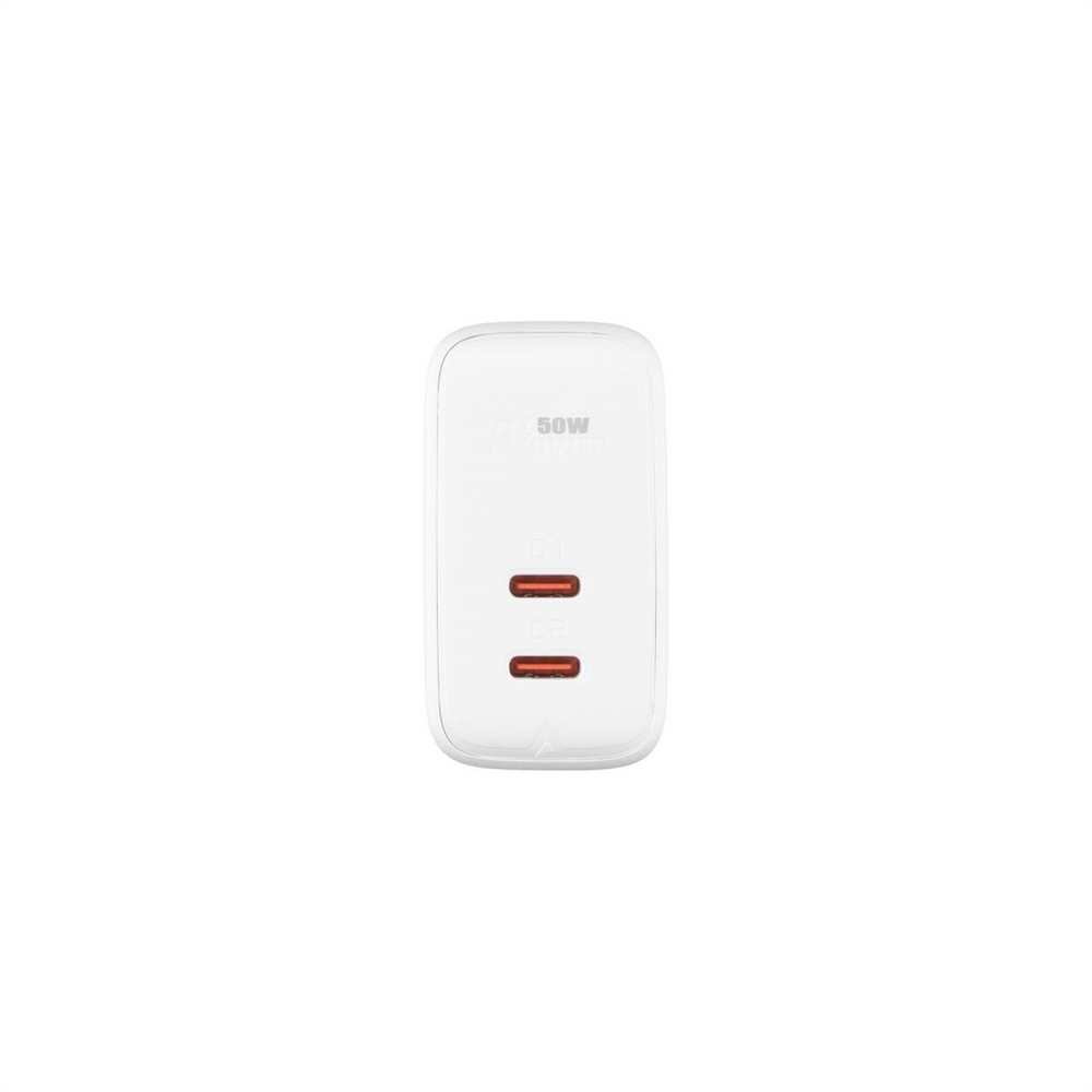 Зарядний пристрій Acefast A29 (2 USB-C) PD 50W Білий (White) 138500 фото