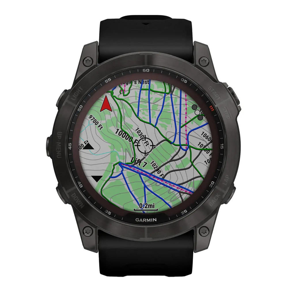 Смарт-годинник Garmin Fenix 7X (010-02541-10,010-02541-11) Чорний (Carbon Gray) 209938 фото