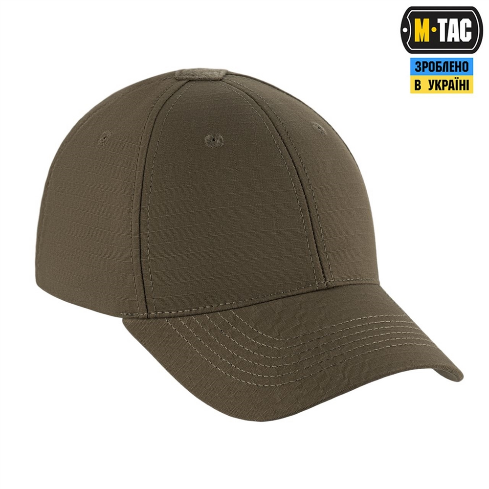 Бейсболка M-Tac Elite Flex ріп-стоп XS (40520048-XS) Зелена (Dark Olive) 217400 фото