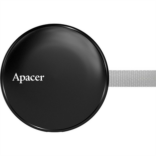 Накопичувач зовнішній SSD USB 512GB Apacer Magnetic Portable AS725 (AP512GAS725B-1) Чорний (Black) 209658 фото