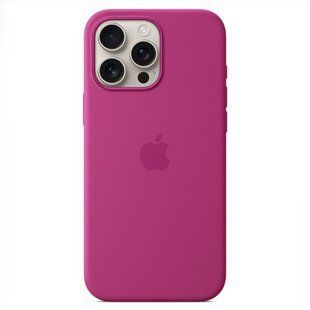Чохол накладка для iPhone 16 Pro Max Silicone Case with MagSafe (MYYX3) Бордова (Fuchsia) 205448 фото