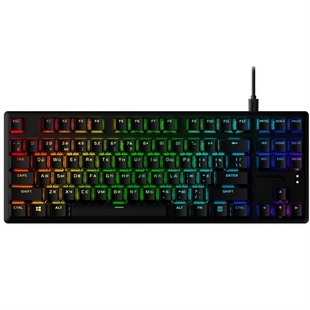 Клавіатура HyperX Alloy Origins Core PBT Aqua RGB (639N9AA) Чорна (Black) 185314 фото