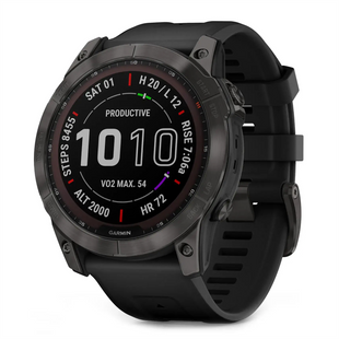 Смарт-годинник Garmin Fenix 7X (010-02541-10,010-02541-11) Чорний (Carbon Gray) 209938 фото