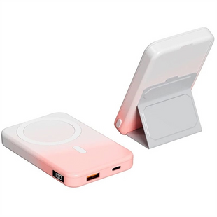PowerBank 10000 mAh JJT-A27-1 PD20W+QC 22.5W MagSafe Wireless PD20W Білий (White Pink) 155952 фото