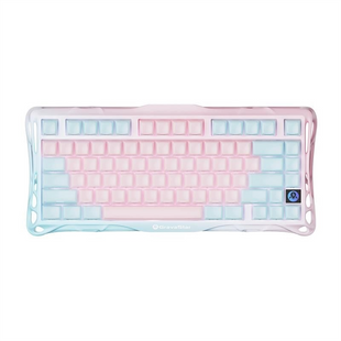 Клавіатура бездротова GravaStar Mercury K1 Lite GravaStar x BSUN EN, BT/WL/USB Рожева (Pink) 248837 фото