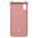 Чохол накладка для iPhone Xr Baseus Bear Silicone Рожева (Pink) 84840 фото 6