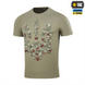 Футболка M-Tac Тризуб калина camo Бежева (Tan) (2XL) 235899 фото 2