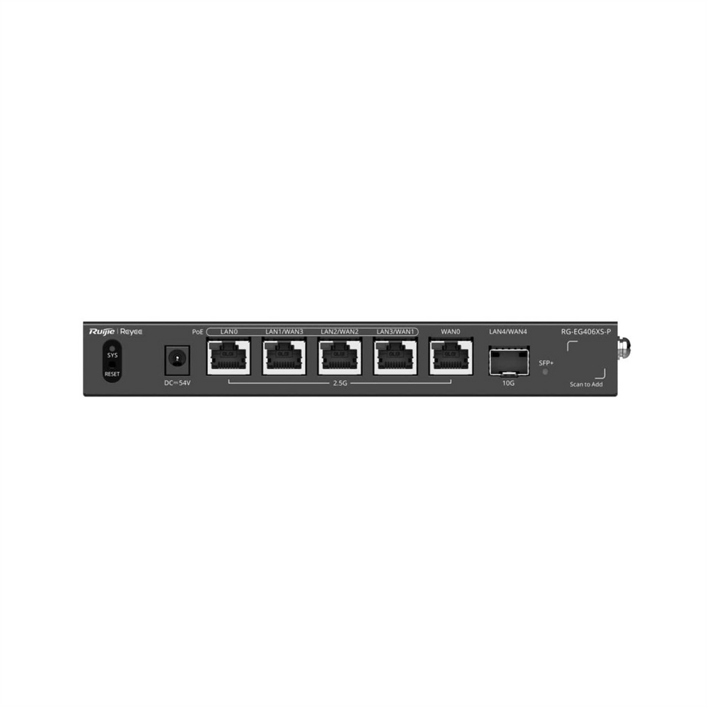 Маршрутизатор Ruijie Reyee RG-EG406XS-P Чорний (Black) 211550 фото