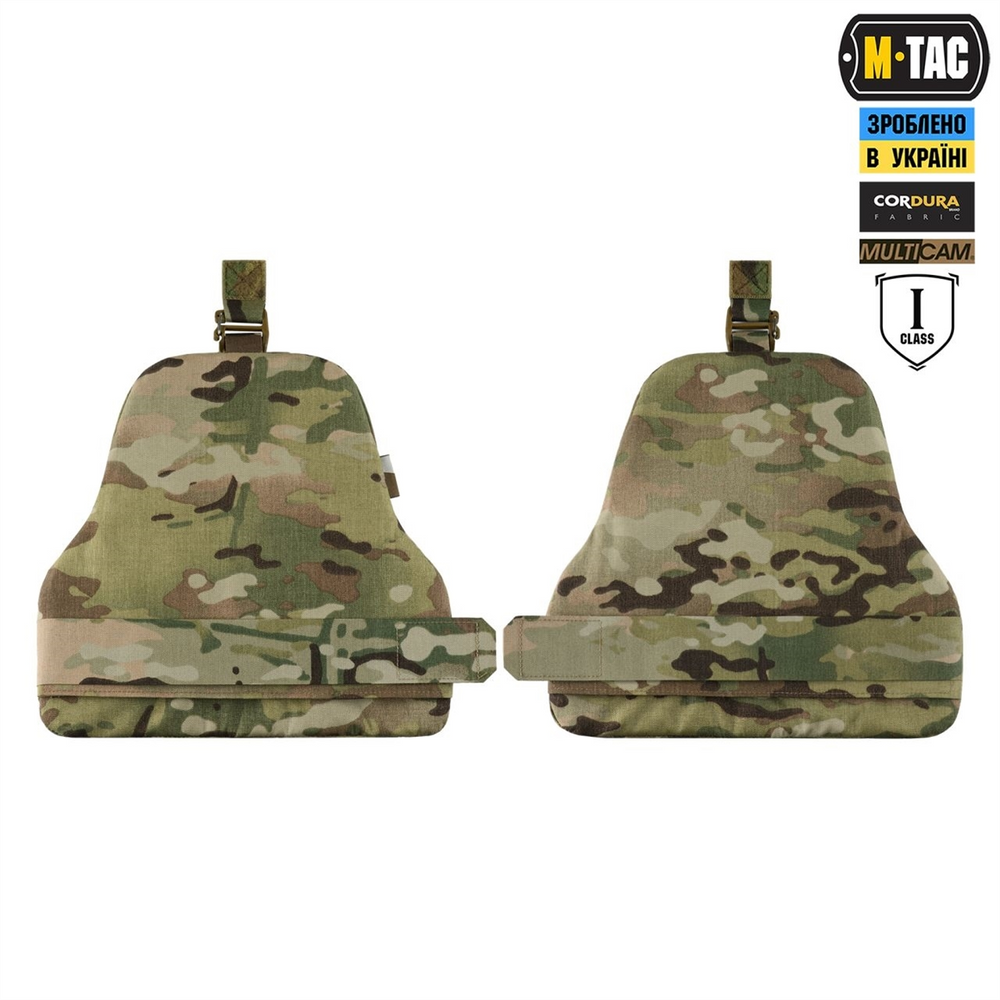 Плечовий захист M-Tac з балістичними пакетами 1а для Cuirass QRS Зелений (Multicam) 231947 фото
